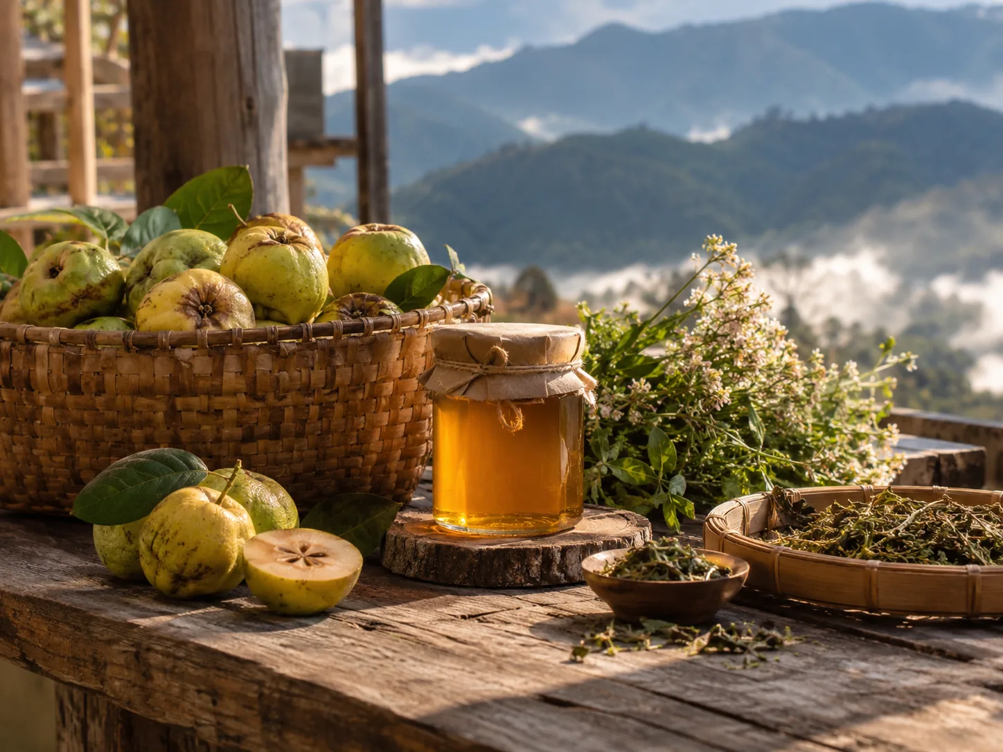 Mật ong hoa sơn tra rừng cổ thụ